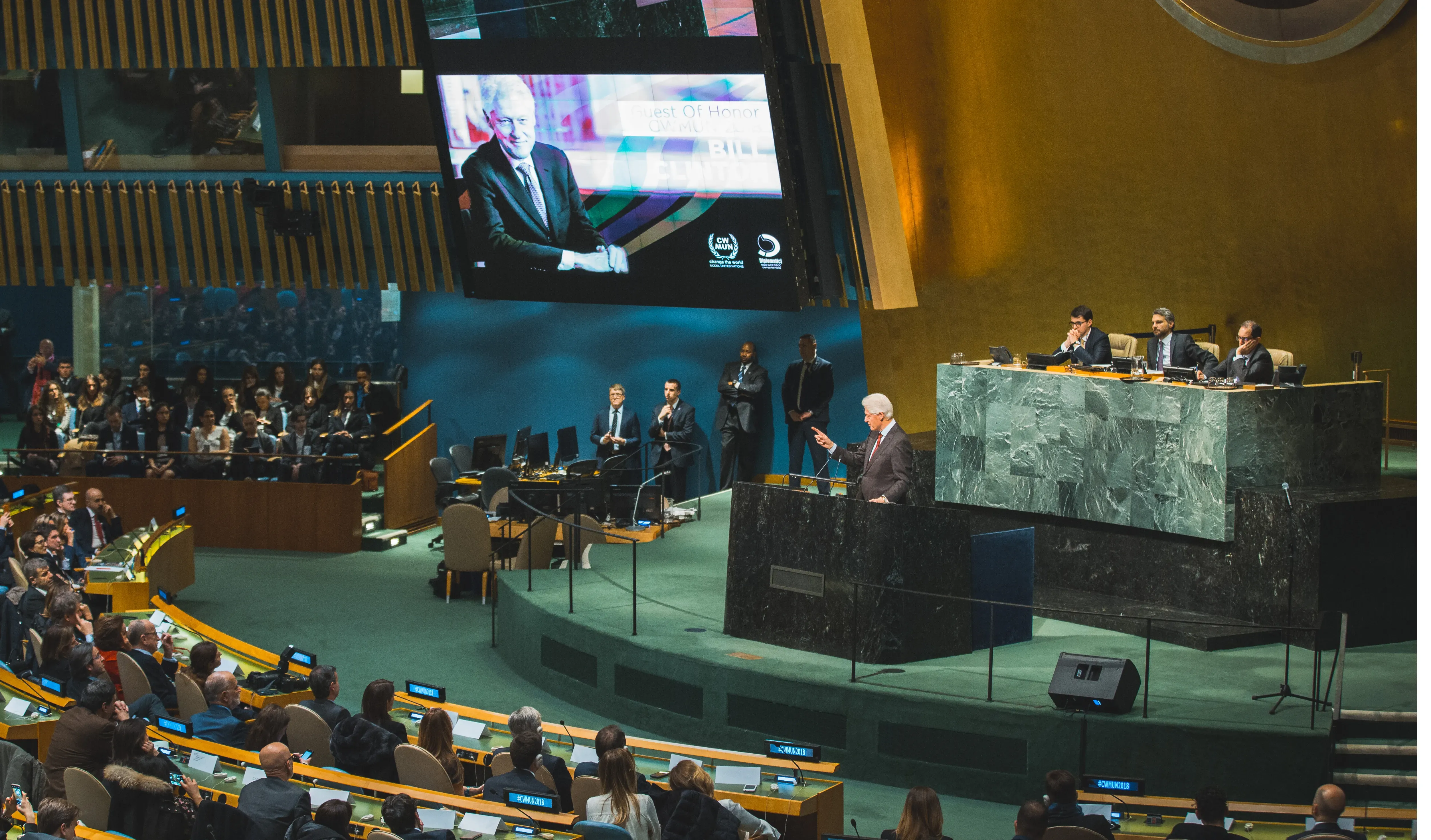 Bill Clinton al Change the World New York